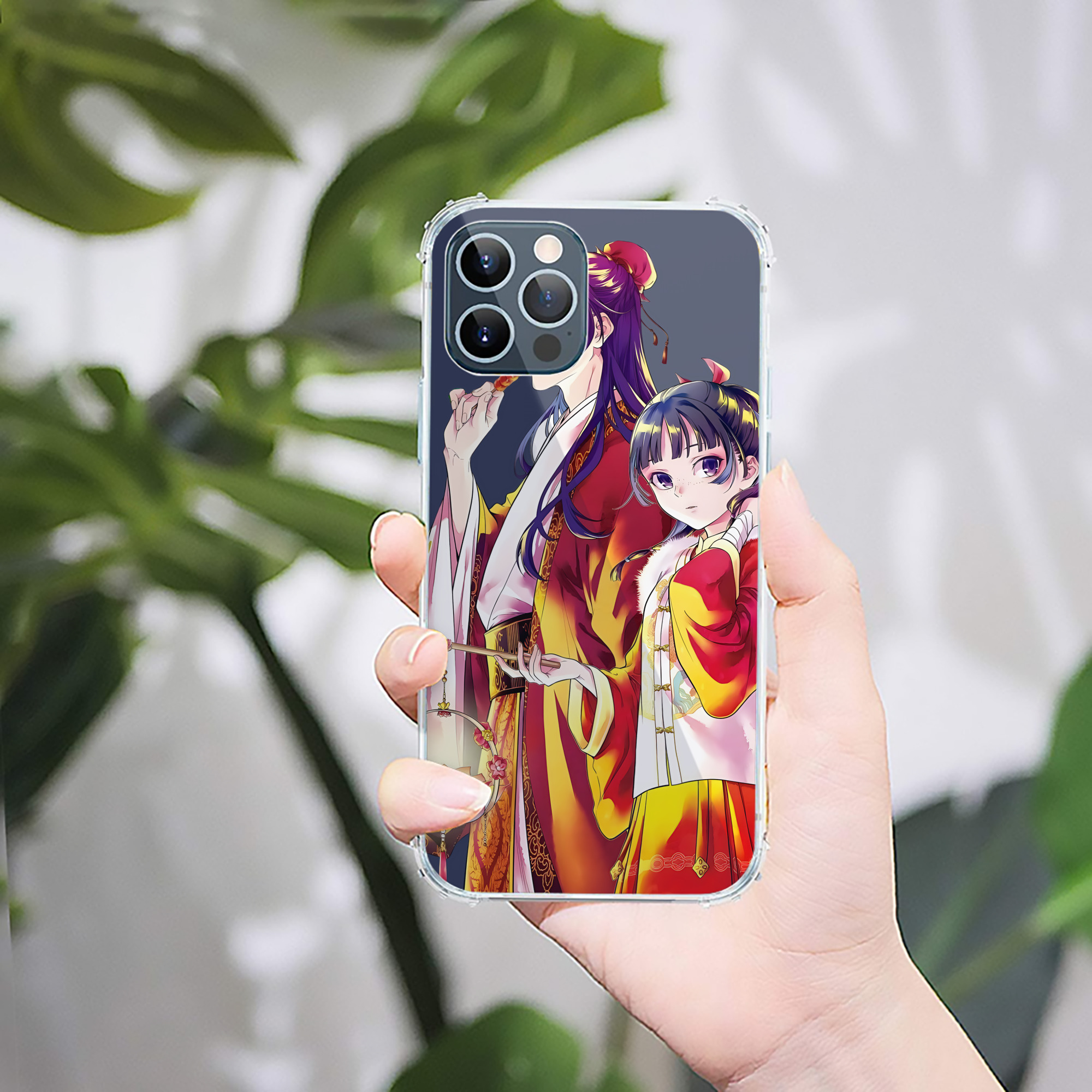 （画像用） 薬屋のひとりごと The Apothecary Diaries 【iPhone 12シリーズ対応】透明スマホケース（クリアソフトケース）